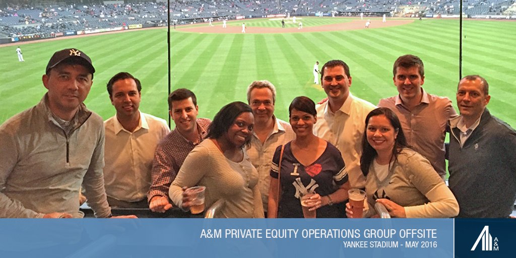 NIck_Alvarez67's tweet photo. A team that watches the #Yankees together, stays together! Here's a #WaybackWednesday photo to when the @AlvarezMarsal #PrivateEquity #Operations Group cheered the @Yankees on! #PrivateEquity #PEOps #DreamTeam #LoveWhatYouDo #LoveWhoYouDoItWith https://t.co/JpCLJJ5avP