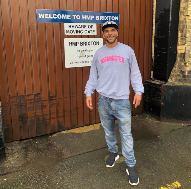 Yesterday #TeamYogangster visited #HMPBrixton to talk to <a href="/PrisonRadioUK/">Prison Radio Association</a> about the benefits of yoga &amp; why <a href="/MRGOLDIE/">GOLDIE</a> is campaigning to bring yoga into the education &amp; reform systems! Yoga is for everybody &amp; it can make a difference... #PrisonYoga #MakingChanges #Yogangster