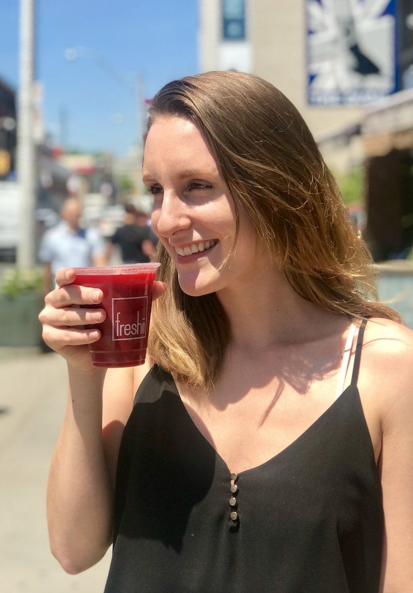 freshii's tweet photo. We're one day into our cleanse challenge. The power we're feeling? Unbeetable. ๐ธ Red Power #JuicedinTime #FuelledbyFreshii https://t.co/CjuDNiwBgO