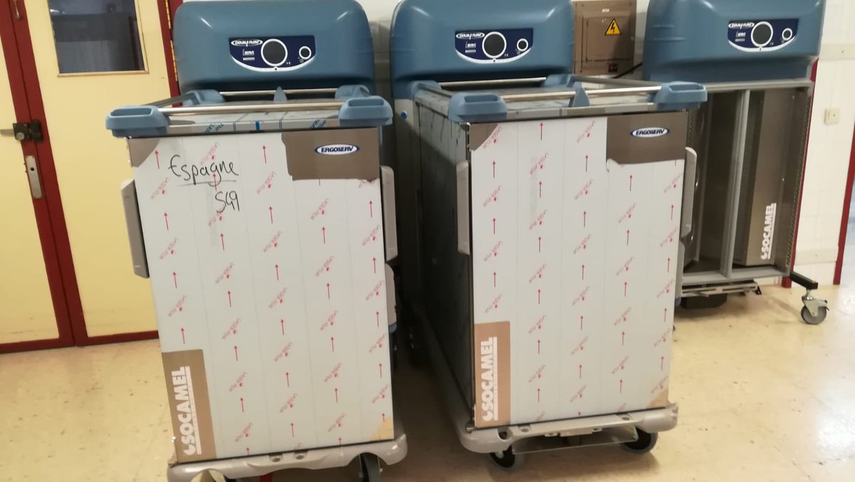 LagainSAT's tweet photo. 🗣¡Nuevo proyecto en marcha! El equipo Lagain ha comenzado la instalación de carros de distribución de comidas SOCAMEL para hospital de la provincia de #Córdobaesp.
¡Contamos con los mejores soluciones para restauración hospitalaria!

#Colectividades #SOCAMEL https://t.co/pEX7vpuYVN