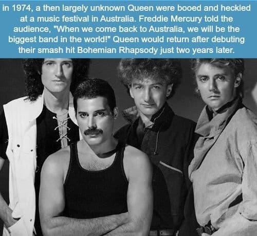 ClassicRock981's tweet photo. An interesting #ClassicFact about @QueenWillRock! #TheRVshow 🤘 https://t.co/cQ31JWvFTX