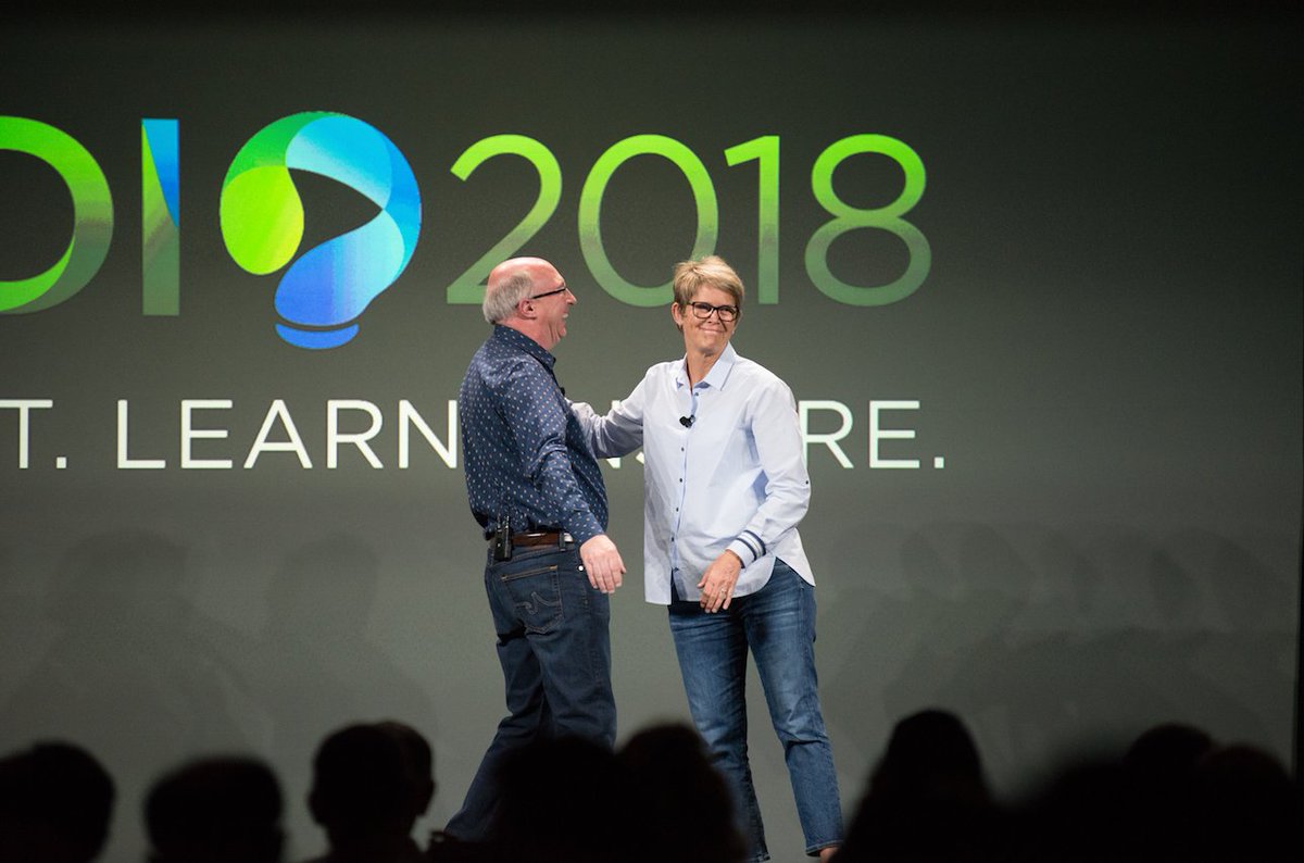 Honored to join @ray_ofarrell onstage at #RADIO2018 to talk about our @VMware cultural mandate to “innovate in everything.” Here’s to another 20 years of game-changing innovation!