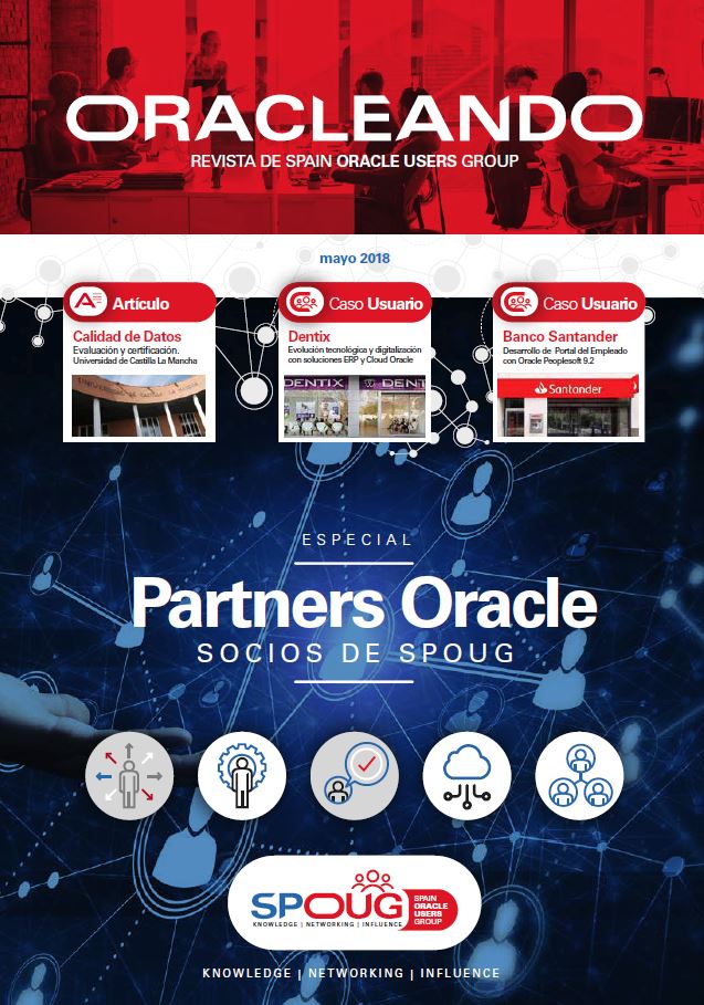 SPOUG_es's tweet photo. Nueva Revista #Oracleando Mayo 2018 con Especial Partners de #Oracle  https://t.co/l3gQSywIIS https://t.co/UiObr732dp