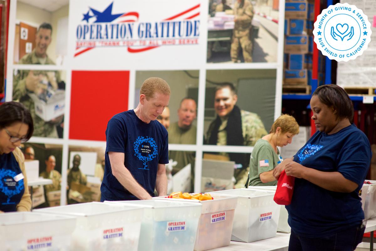 BlueShieldCA's tweet photo. Our employees enjoyed giving back to their local communities across California during our #MayMonthofGiving. Thanks to all who gave their time to make this past month such a great success! #ShieldCACares #WeNeverStop @OSPshasta @SFMFoodBank @CAPCSJC @OpGratitude https://t.co/WCuCJVh4vm