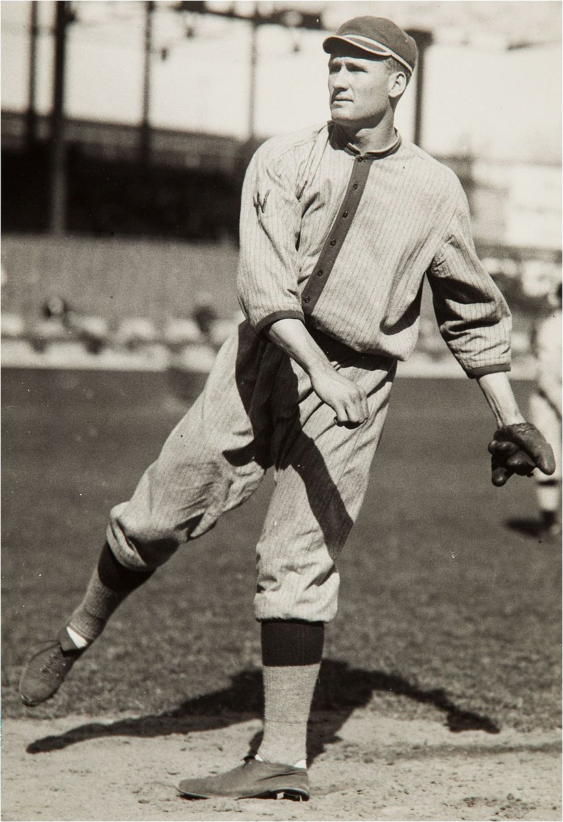 Super70sSports's tweet photo. Today in 1927, Walter Johnson tosses his 110th career shutout. Four current major league starting pitchers will go on the DL today simply from reading this tweet. https://t.co/FAB3O0FKr2