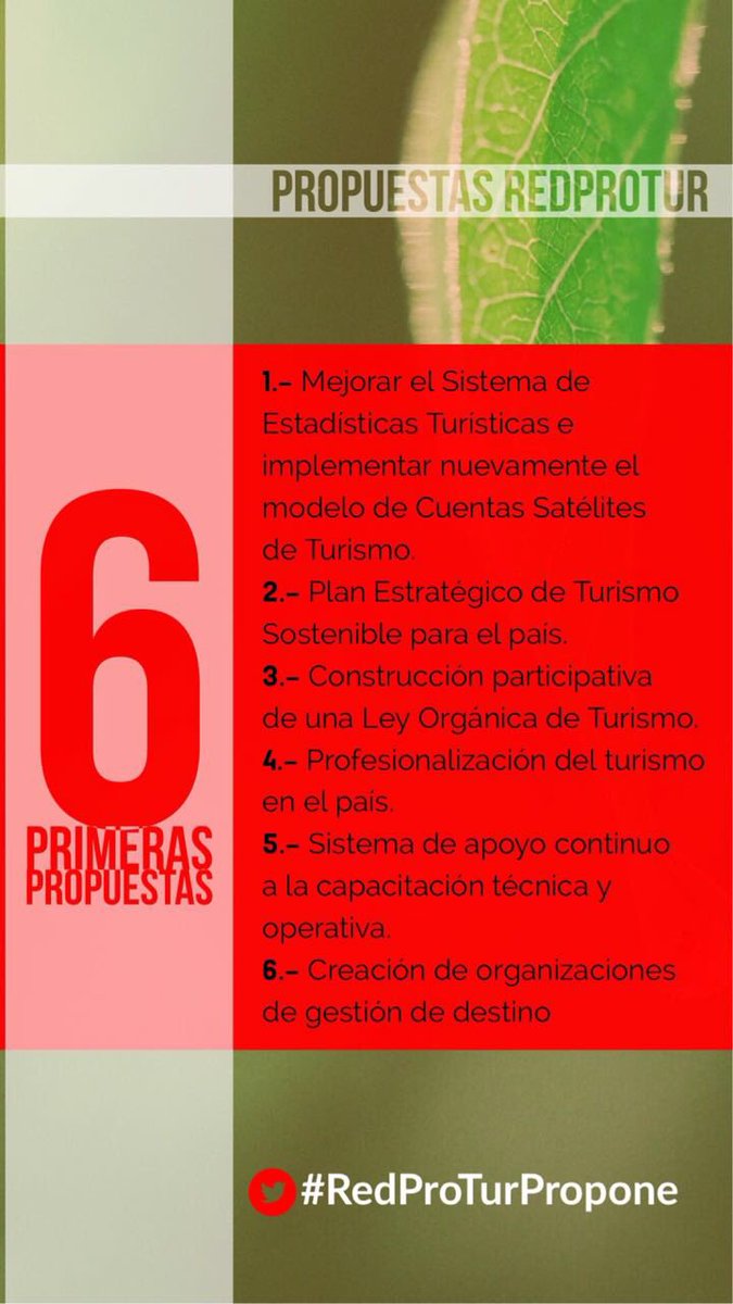 numasebastian's tweet photo. Propuestas necesarias para generar una cambio pragmático en el funcionamiento turístico del país #RedProTurPropone https://t.co/L2sHzYquKf