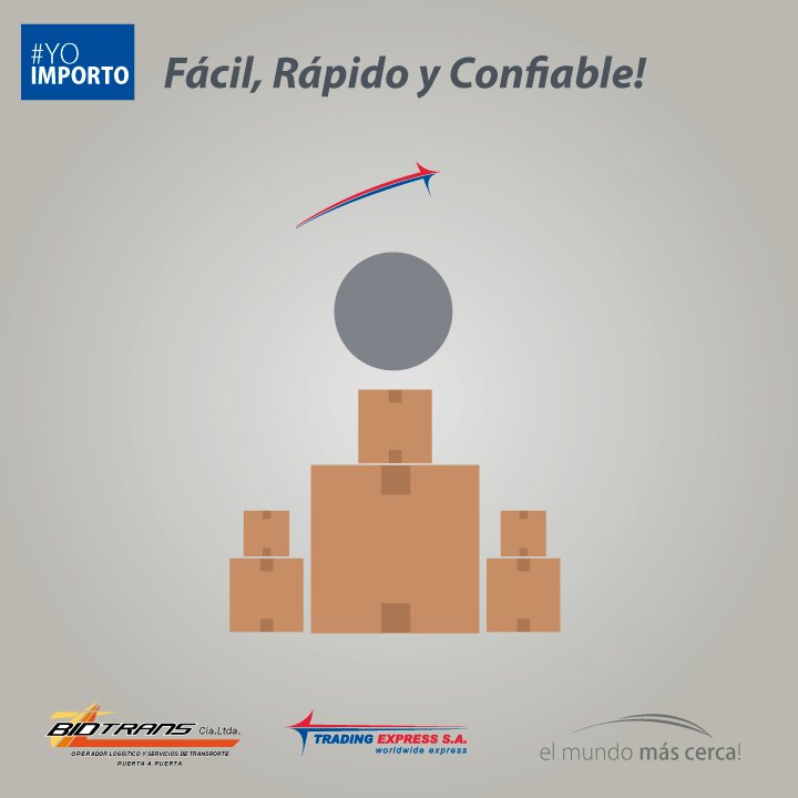BidtransEcuador's tweet photo. Simplificamos los complicados procesos para nuestros usuarios.
📦📦Fácil Rápido y Confiable! #YoImporto con#Bidtrans y #TradingExpress #Elmundomáhttps://t.co/HQC6suNuz9 https://t.co/cc5g6eIeb2