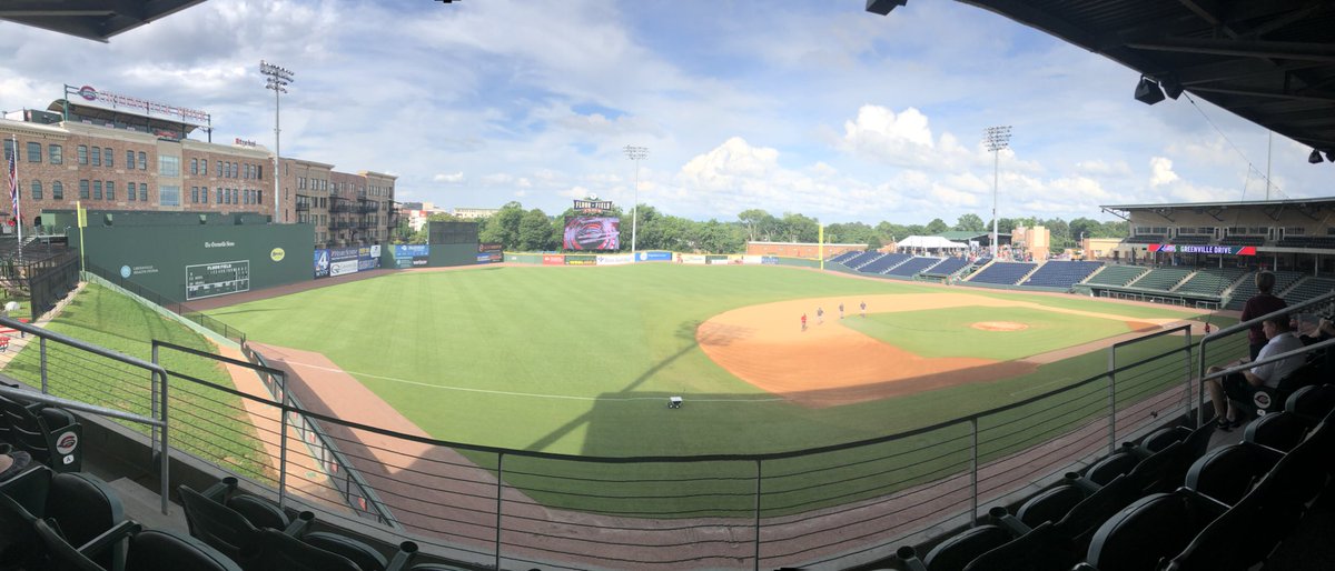 Enjoying a night at the ballpark with <a href="/thenccaa/">NCCAA</a>! Excited to watch some <a href="/GreenvilleDrive/">Greenville Drive</a> and <a href="/GreenJackets/">Augusta GreenJackets</a> baseball with friends and partners!