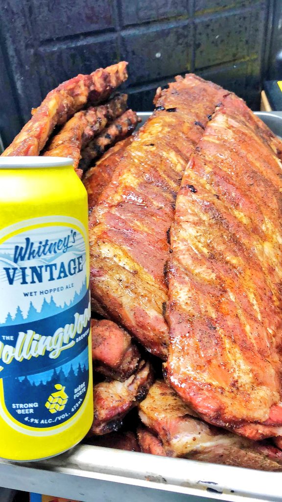 junctionlocal's tweet image. Strong beer, massive ribs. Manly man beer and food. This combined, feel like the man! #junctionto #junctionlocal
