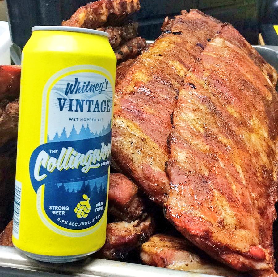 junctionlocal's tweet image. Strong beer, massive ribs. Manly man beer and food. This combined, feel like the man! #junctionto #junctionlocal