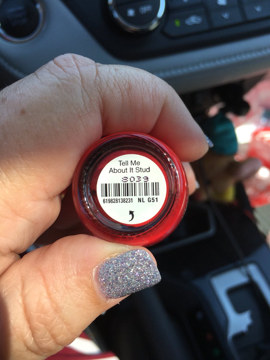 lmoodie1's tweet photo. Very out of my norm. Red! Well, technically it’s “Tell Me About It, Stud.” (You know you read that in Sandy’s/Olivia’s voice.) Yes, OPI has a Grease collection. @OPI_PRODUCTS #opigrease https://t.co/loAq2D5EBa
