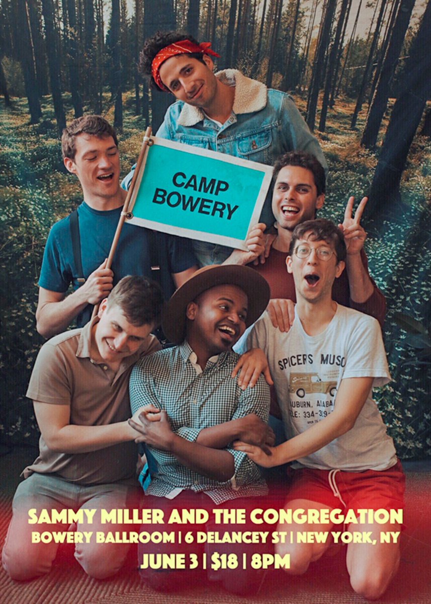 We're proud to supply a piano for our friends Sammy Miller and The Congregation @smcongregation , appearing at Bowery Ballroom on June 3rd. Get tickets at ticketfly.com/event/1683681-…