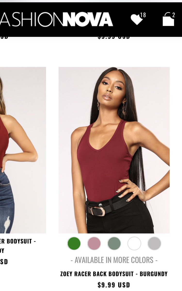 Fashion Nova Models Names List 2018