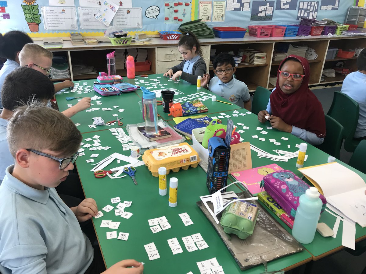 OLRprimary's tweet photo. Matching decimal fractions in p5b this morning! We even had s go changing them into percentages too! #cleverclass #fractions #decimals #percentages https://t.co/TTL87FuZX7