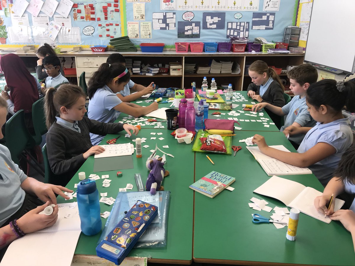 OLRprimary's tweet photo. Matching decimal fractions in p5b this morning! We even had s go changing them into percentages too! #cleverclass #fractions #decimals #percentages https://t.co/TTL87FuZX7