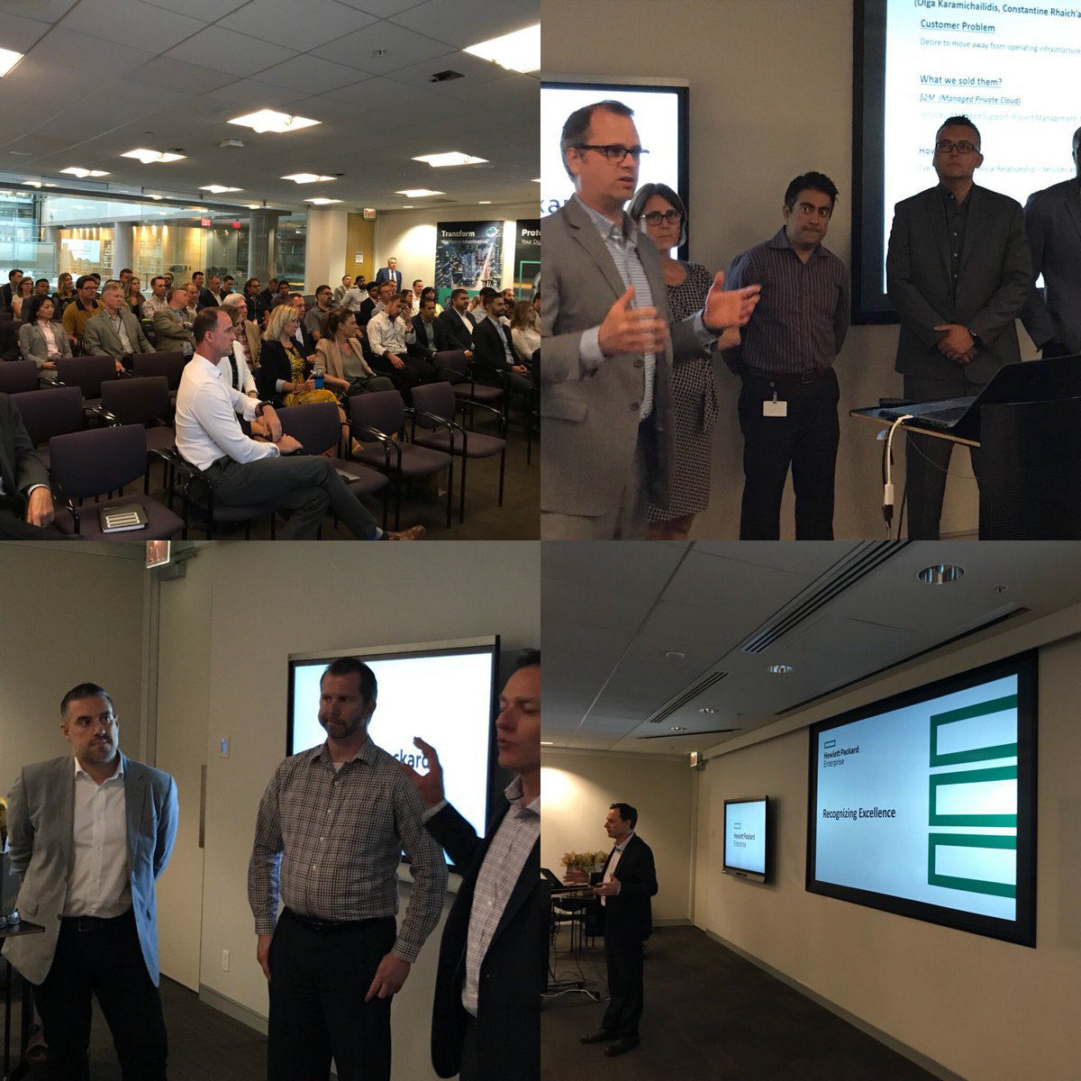 Celebrating H1 excellence!! #awesometeam #hpecanada