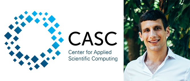 Livermore_Comp's tweet photo. New Fernbach Fellow to research the development of efficient preconditioners for high-order discretizations: mentor @TzanioKolev #Fernbach #CompMath #Fellowship #career #lablife #caschttps://computation.llnl.gov/newsroom/sidney-fernbach-postdoctoral-fellowship-awarded-will-pazner https://t.co/J9DjrloKuC