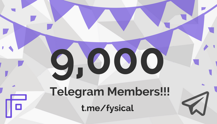 FysicalProtocol's tweet photo. We’ve got 9,000 and more reasons to celebrate as we welcome 9,000 members to our growing #Fysical #community in #Telegram! 

Click here to join 👉https://t.co/VJpcfupmI8

#locationdata #decentralized #datasets #dataexchange #blockchain #fysical https://t.co/v1AMsxFyfK