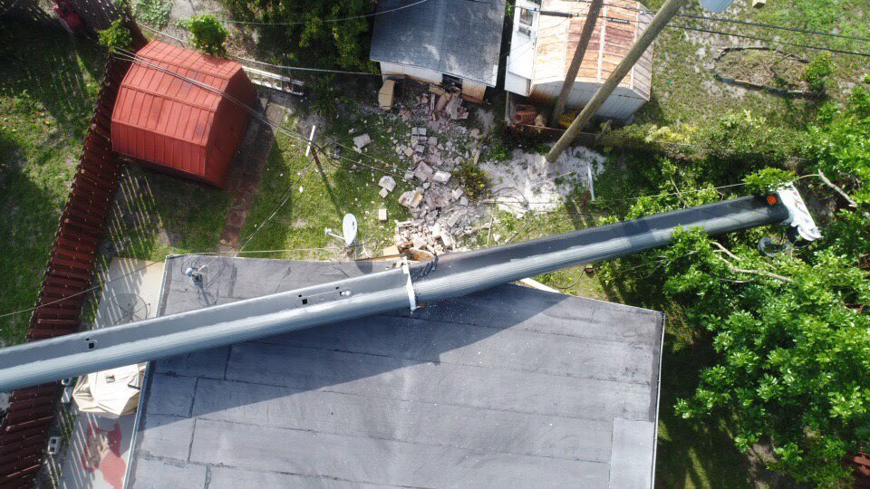 LauderhillFDPIO's tweet image. A few more images captured by Drone-57 today. #Lauderhill #CraneCollapse