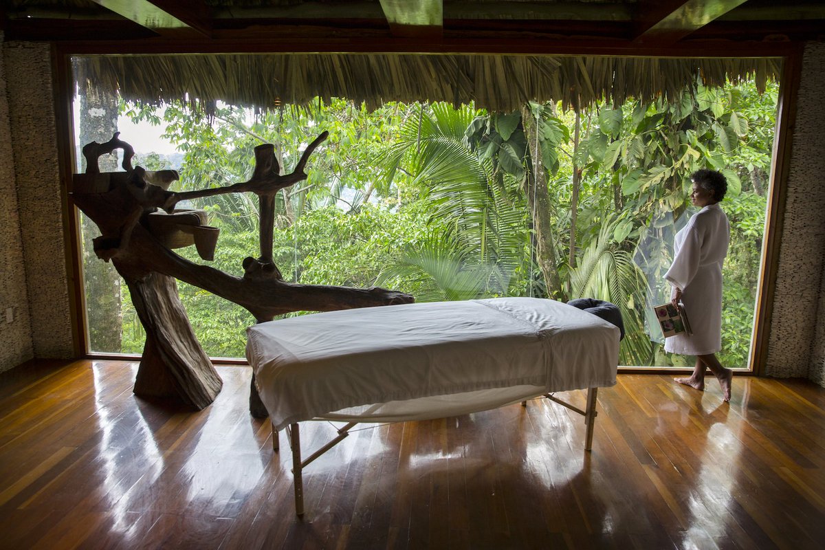 CopalTreeLodge's tweet image. After a long day of adventuring, there's no better way to rest &amp;amp; relax than the Copal Tree Lodge Spa! 
copaltreelodge.com/experience/spa/
#spa #jungleresort #luxuryresort #pampering #travelBelize #naturalsplendor