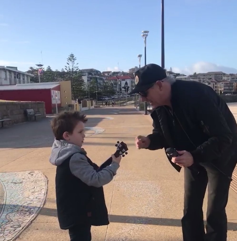 MarkCallaghanAu's tweet photo. Tune into tomorrow to @Studio10au at 11am to hear Ollie, his mum Jo and Mark Callaghan (GANGgajang) talk about their journey, @SupportAct, and the EveryOneBand song "Stand By You" https://t.co/Nr3YQ0rLPm