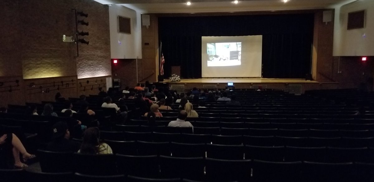 #TJMS Future parents from Hawthorne Elementary School visited this evening for our annual Walk and Talk School Tour! The #TJMS Family welcomes you!