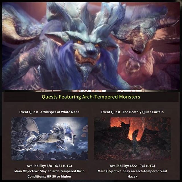 AllFriendsCast's tweet photo. : Exciting news in #MonsterHunterWorld! The #Lunastra is back to reclaim her throne as the Empress of Flames! Also, just shortly announced after, #MonsterHunter will introduce Arch-Tempered Monsters! Harder difficulty, and new armor! We're on the hunt!
.
#Capcom #Podcast #Po… https://t.co/XW4vtFsqYL