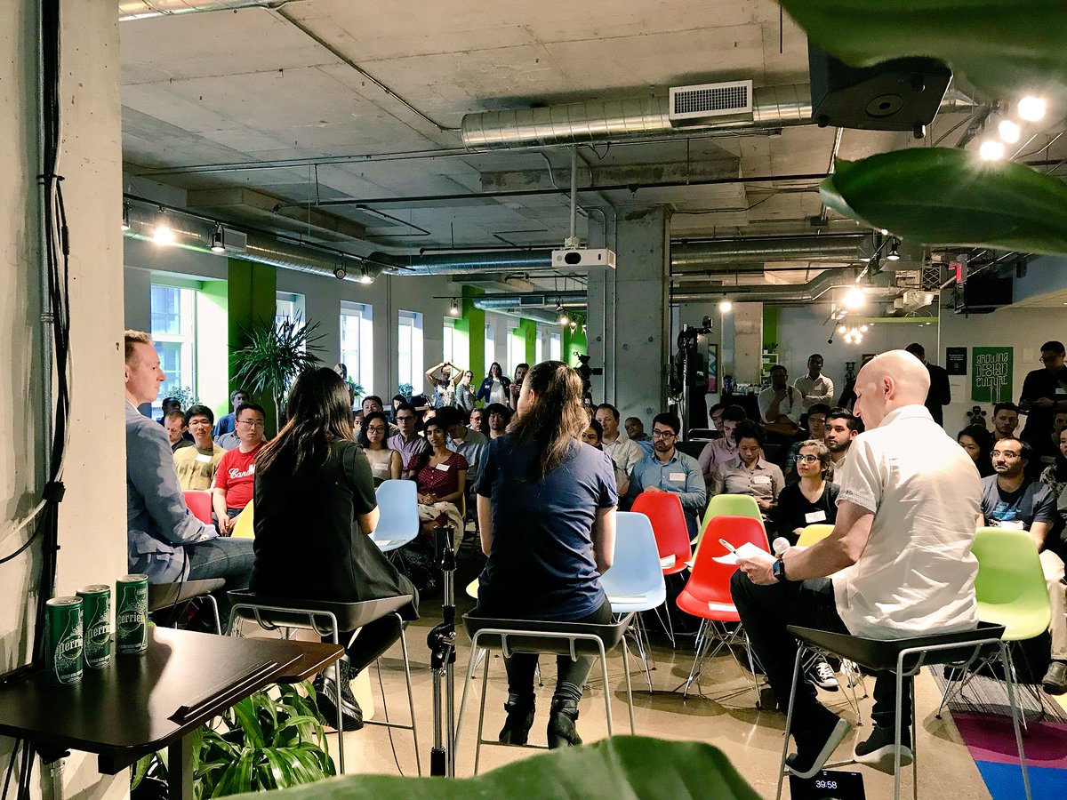 _bobbyds's tweet photo. We’re hosting #ConnectTheBots tonight at @TWG 🤖
Round 2 is focused on #AI & financial services.
So good to have @rkenedi back in our Toronto office to moderate this panel 🙌🏻
#FinTech #CanadaAi https://t.co/I5XOwhsg3o