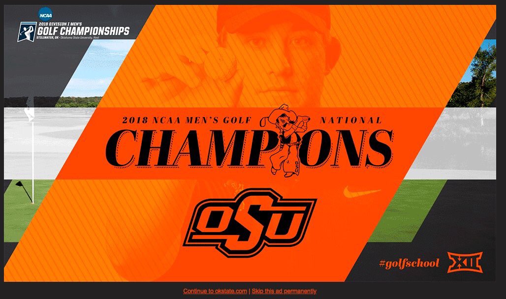 DKrout's tweet photo. #GoPokes #OSUGolf https://t.co/3pp5uIcT5Q