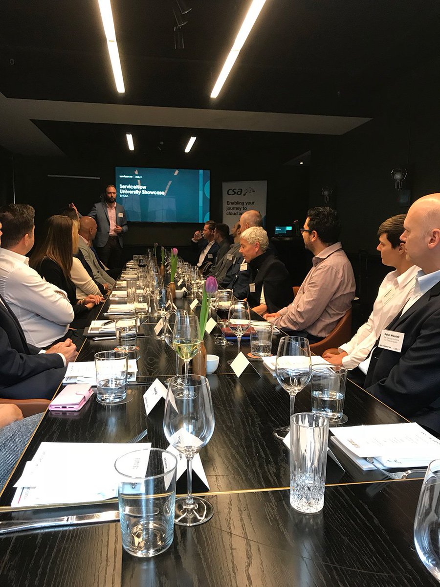 CSA_Innovate's tweet photo. Yesterday saw our inaugural showcase event with @ServiceNowANZ talking about innovative use cases within Universities. We heard from @Sydney_Uni &amp; @Uni_Newcastle on their experiences driving adoption across Research &amp; Legal. Looking forward to round two! https://t.co/cPnOLwx68O