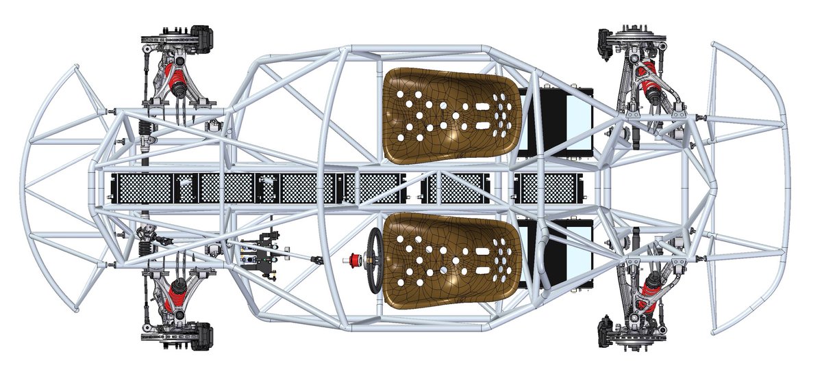 Hall__Designs's tweet photo. @hackrod_inc complete chassis, almost ready to start laser cutting some metal! #hackrod #halldesigns #SolidEdge @SiemensPLM https://t.co/BRiRPYQUwZ