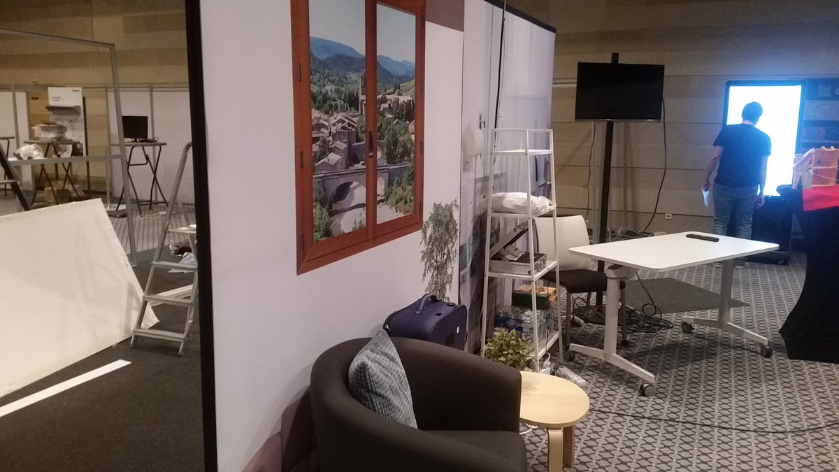 Laure_Lehaut's tweet photo. Work in progress. Retrouvez la démarche Normandie Innovation Santé et ses 4 démonstrations au salon #InNormandy @CID_Deauville  avec @BodyCap @GcsNeS @URMLNormandie @CHU_Caen #Elitt et #Oreka_ingenierie. https://t.co/ifSkcGEQnk
