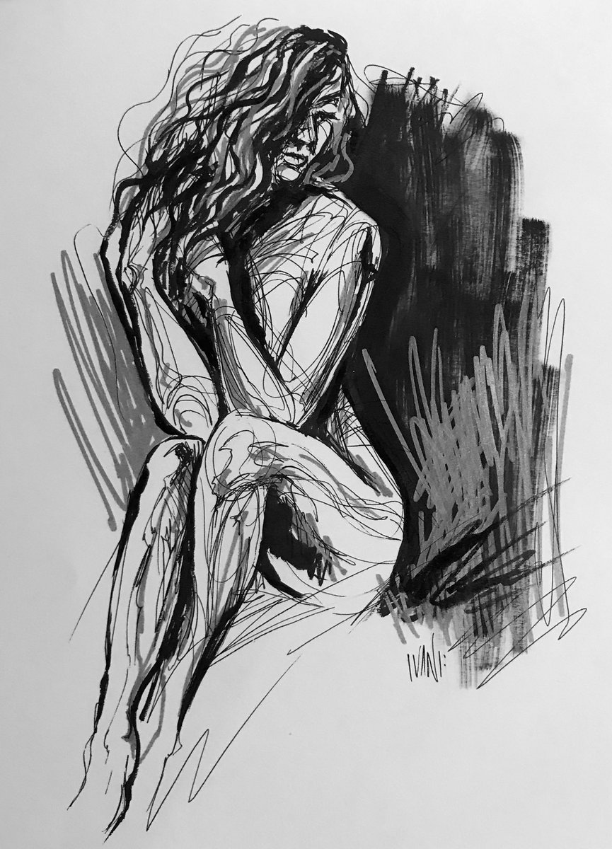 ivan74lopez's tweet photo. Tracing 2... #inkdrawing #inkgirl #sketchbook #woman #humanfiguredrawing #blackandwhite #s0l0lab https://t.co/Gu5WFP23EH