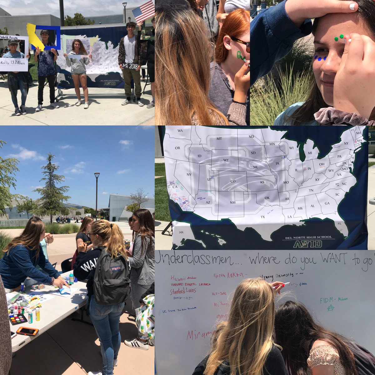 KTmayThompson's tweet photo. Great Job DNHS AVID! @AVID4College @DNHSAVID #futurefocusweek #seniorsigningday2018 #avidfamily #collegespirit https://t.co/ng0aWP8Dtk