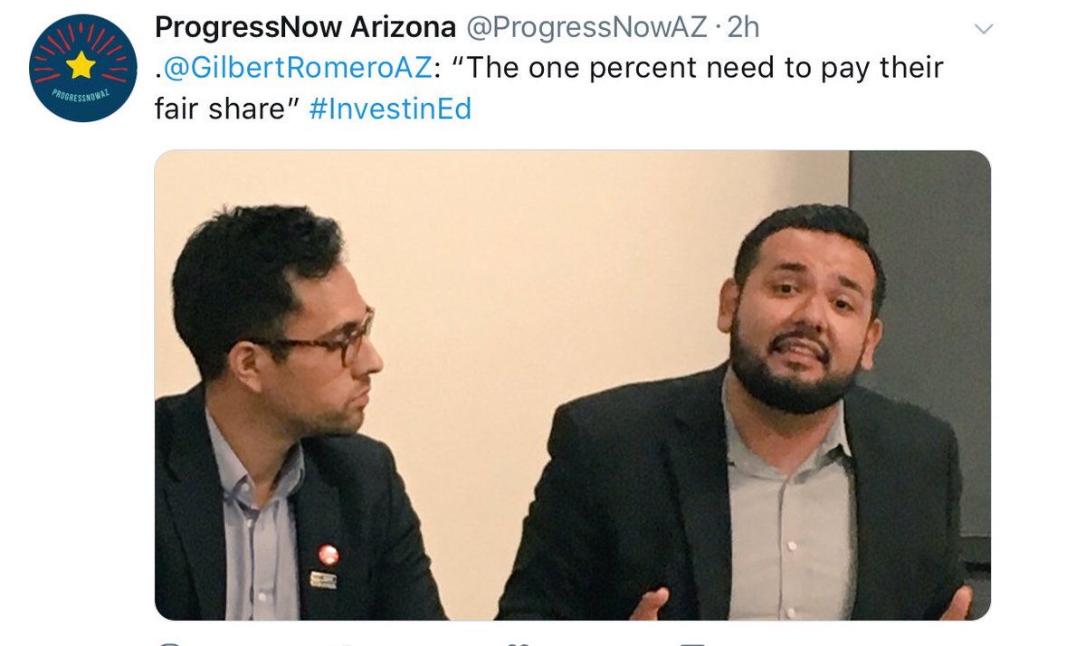 noprezzie2012's tweet photo. #InvestInEd ......another tax the rich scheme.
It will punish mom & pop businesses, not the 1%.
#BadForAz #Regressives #MS13Lovers https://t.co/SCOqfNLq6u