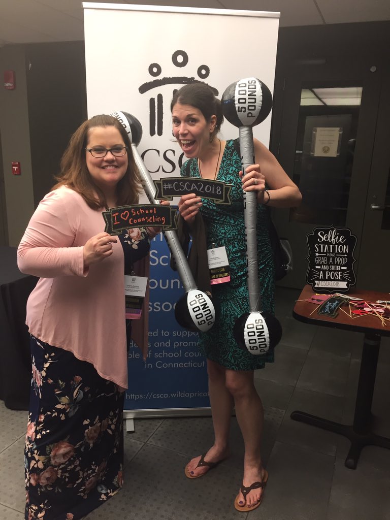 CSCAChairman's tweet photo. Lisa and I clowning around! #CSCA2018 https://t.co/L1iUnYEJUq