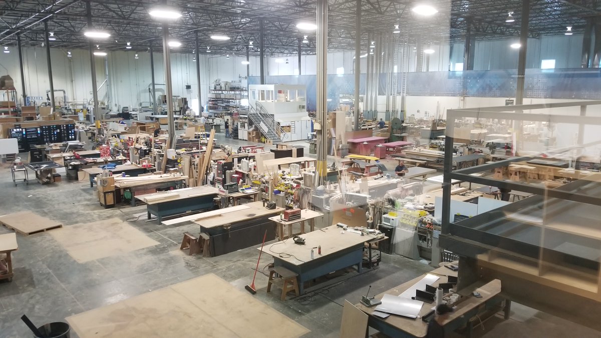 Photo_Cipher's tweet photo. Let the @InfoComm booth build.... BEGIN! 🔨 See you at C2562 on June 6. For the scoop: https://t.co/5cF24Sn0vD #CrestronInfoComm #behindthescenes https://t.co/DlPTk4EH6q