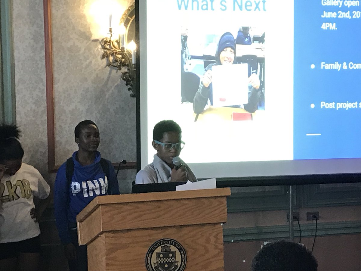 AlwaysRepUPREP's tweet photo. Great day 😀 @AlwaysRepUPREP #StudentEnvoy and #HeinzFellows end of the year celebrations happening at the same time!  Special thanks to @PittCUE @stanwthomp @PghSuptHamlet @MilnerHRich @Kenny_D_PGH  Our students are stronger 💪🏾 because of you! #ExpectGreatThings https://t.co/TW28vH6WQV