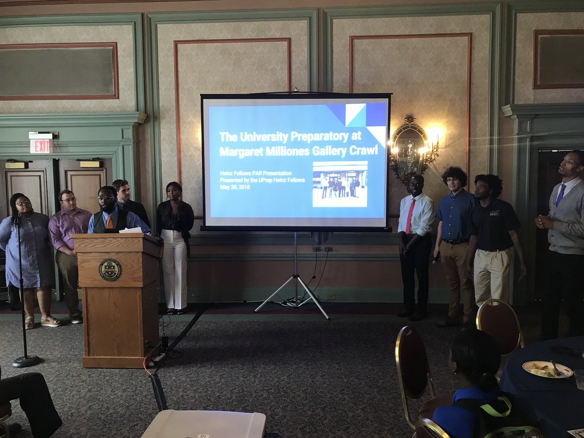 AlwaysRepUPREP's tweet photo. Great day 😀 @AlwaysRepUPREP #StudentEnvoy and #HeinzFellows end of the year celebrations happening at the same time!  Special thanks to @PittCUE @stanwthomp @PghSuptHamlet @MilnerHRich @Kenny_D_PGH  Our students are stronger 💪🏾 because of you! #ExpectGreatThings https://t.co/TW28vH6WQV