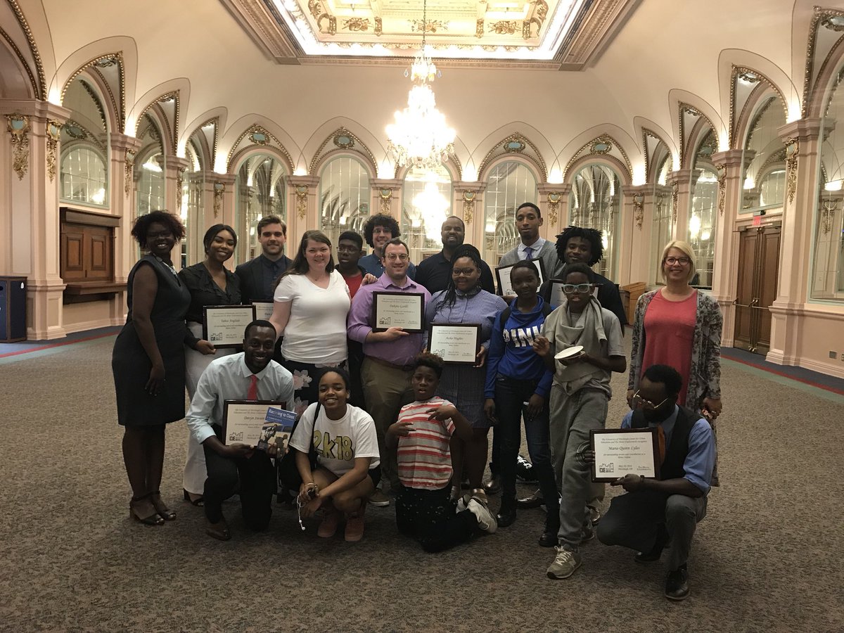 Great day 😀 <a href="/AlwaysRepUPREP/">AlwaysReppinUPREP</a> #StudentEnvoy and #HeinzFellows end of the year celebrations happening at the same time!  Special thanks to <a href="/PittCUE/">Pitt Center for Urban Education</a> <a href="/stanwthomp/">Stanley Thompson</a> @PghSuptHamlet <a href="/MilnerHRich/">Rich Milner</a> @Kenny_D_PGH  Our students are stronger 💪🏾 because of you! #ExpectGreatThings