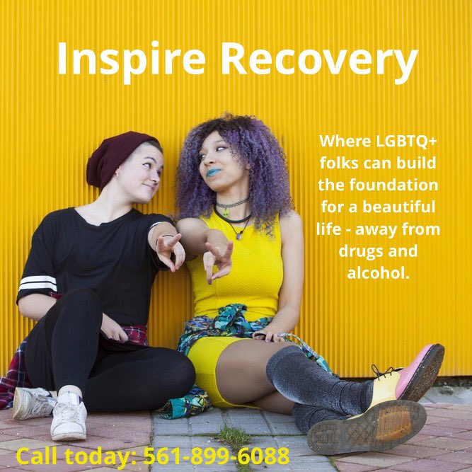 InspirePrideWPB's tweet photo. Addiction recovery for the LGBTQ+ Community!! #Addictionrecovery #InspireRecovery #LGBT #LGBTQ #liveyourbestlife #cleanandsober https://t.co/6BfzeZcgQL