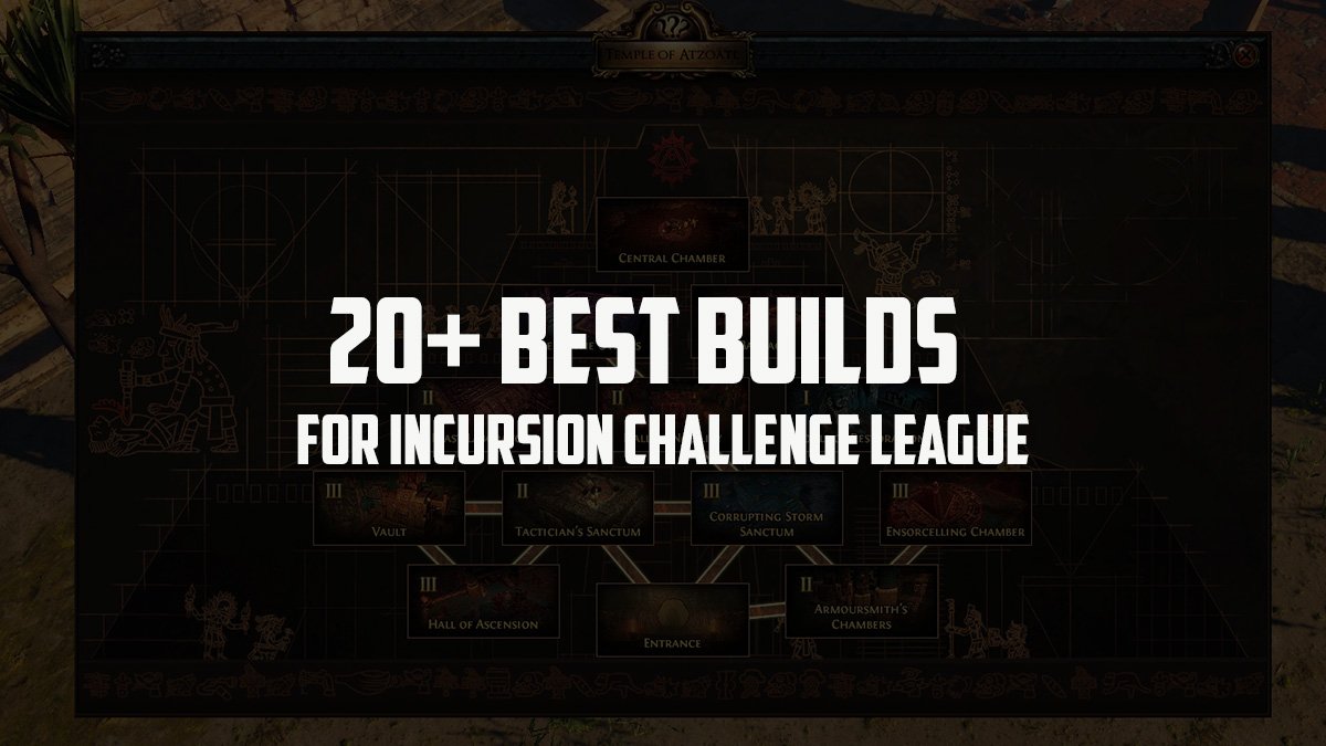 pathofexilegems's tweet photo. Hey guys! Check out our latest guide with 20 Best League Starter Builds for Incursion! https://t.co/GyD4A2VhiS #pathofexile #gaming https://t.co/eh1A6qufT0