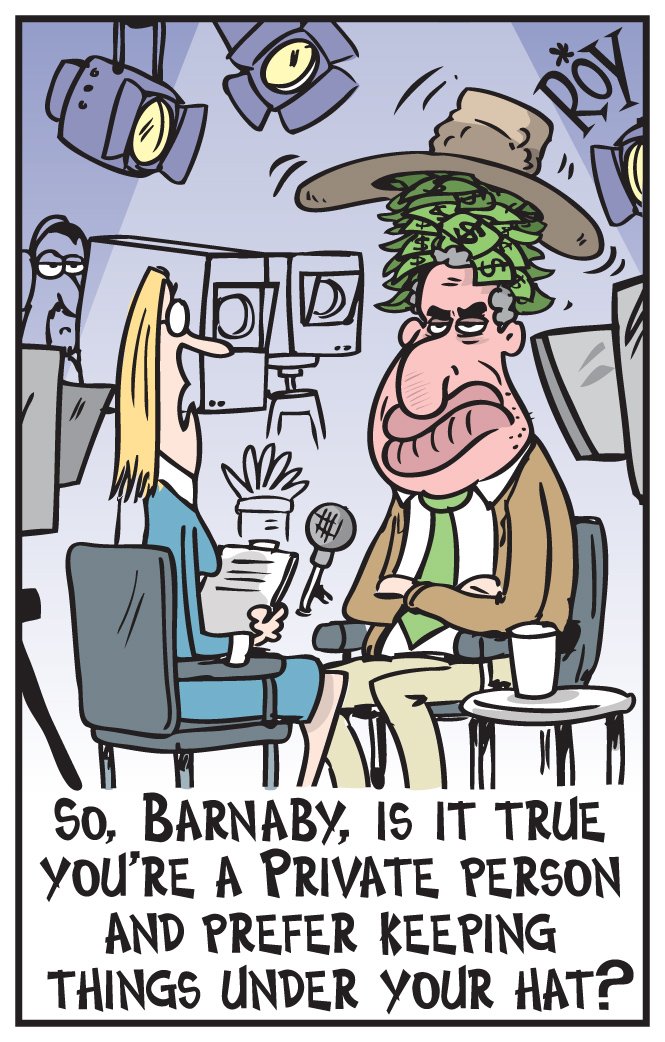 #BREAKING: Leaked image from the upcoming Barnaby Joyce #Channel7 #TVinterview 

Cartoon: @theheraldsun
#BarnabyJoyce #Barnaby #Turnbull #Nationals 
#privacy #auspolcartoons #auspol
