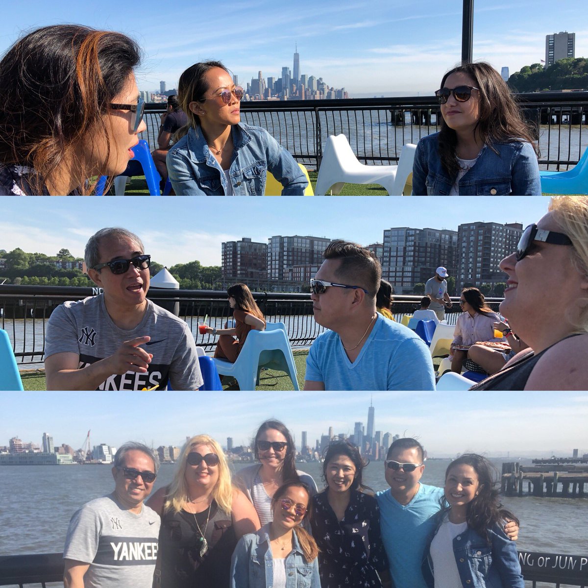 strategizing, sitting outside, sunshine, summertime... @WinsomeOverstr2 @QualityRN_NYP