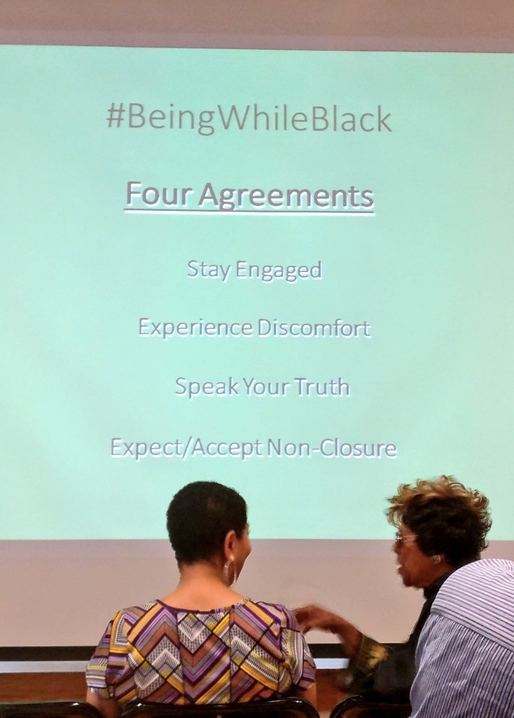 _antran's tweet photo. Grateful to have been present for this event - we must learn that progress will be uncomfortable, arduous, and for the most part not glamorous. That is the nature of activism and of our conditions under an unjust system.
S/O to @CC_AboutRace, @onwurd, #BeingWhileBlack https://t.co/QzT6USPPLE