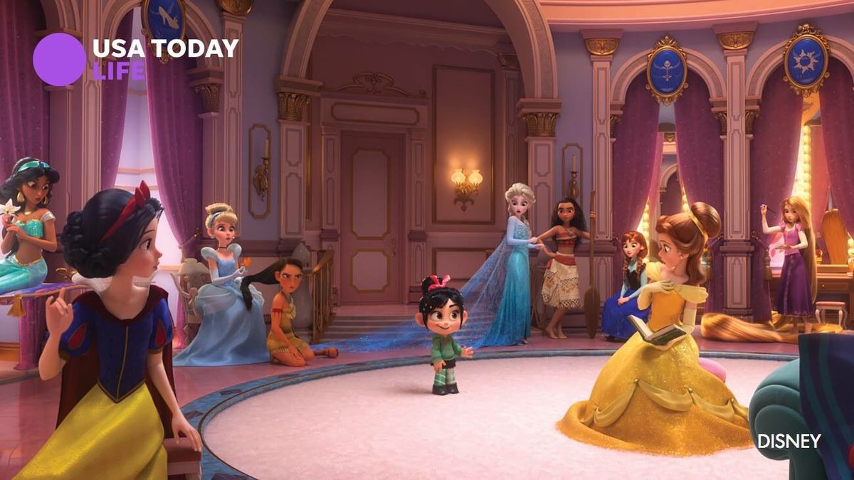 QuotableDisney0's tweet photo. These first look photos of #WreckitRalph2 are EVERYTHING! The one with all the princesses 😍 https://t.co/iKxIwCpgun