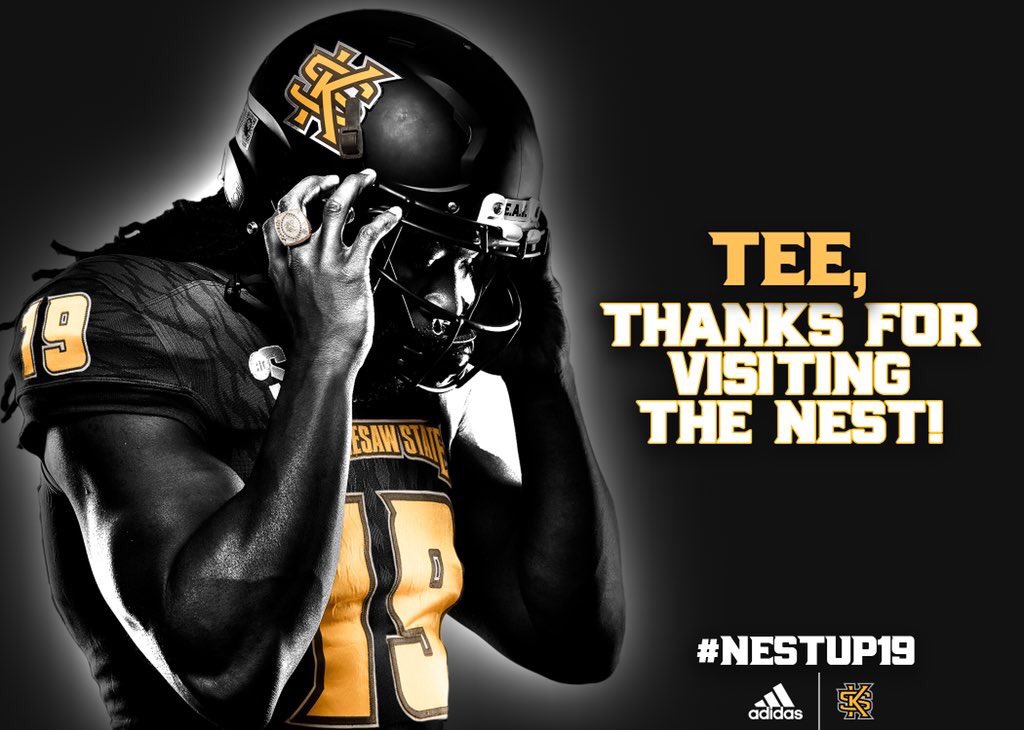 Teemurray3's tweet photo. Great Day at Kennesaw State ๐ฆ๐๐๐ช๐พ@CoachNew_KSU @Coach_Worley @KSUEATzone @17hop_
#LonglivePoohnanny
#LongliveRodScott https://t.co/UPdn9tiwtI