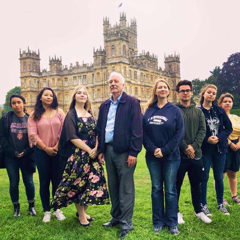 HIUnow's tweet photo. HOPE in the UK! HIU students, with Drs. Steve Edgington & Fay Ellwood, explore many of England’s literary landmarks as part of our 3 week, 3-unit study abroad course, “Literature in the British Setting.” Cheerio! #StudyAbroad #EnglishLiterature #ExploringTheUK #HIUnow #WeAreHOPE https://t.co/5TpPgSOjOn