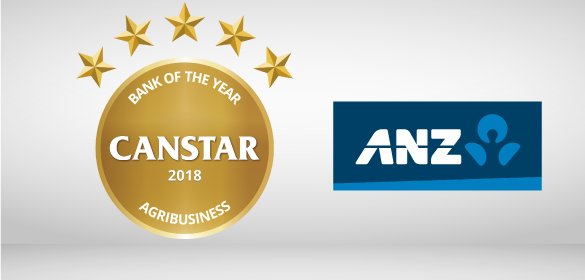 Congratulations to <a href="/ANZ_AU/">ANZ Australia</a> who has won the Canstar 2018 Agribusiness - Bank of the Year Award for the 3rd year running. Read more about the Award and 5-Star Rating here: bit.ly/2ssnhyX #agribusiness