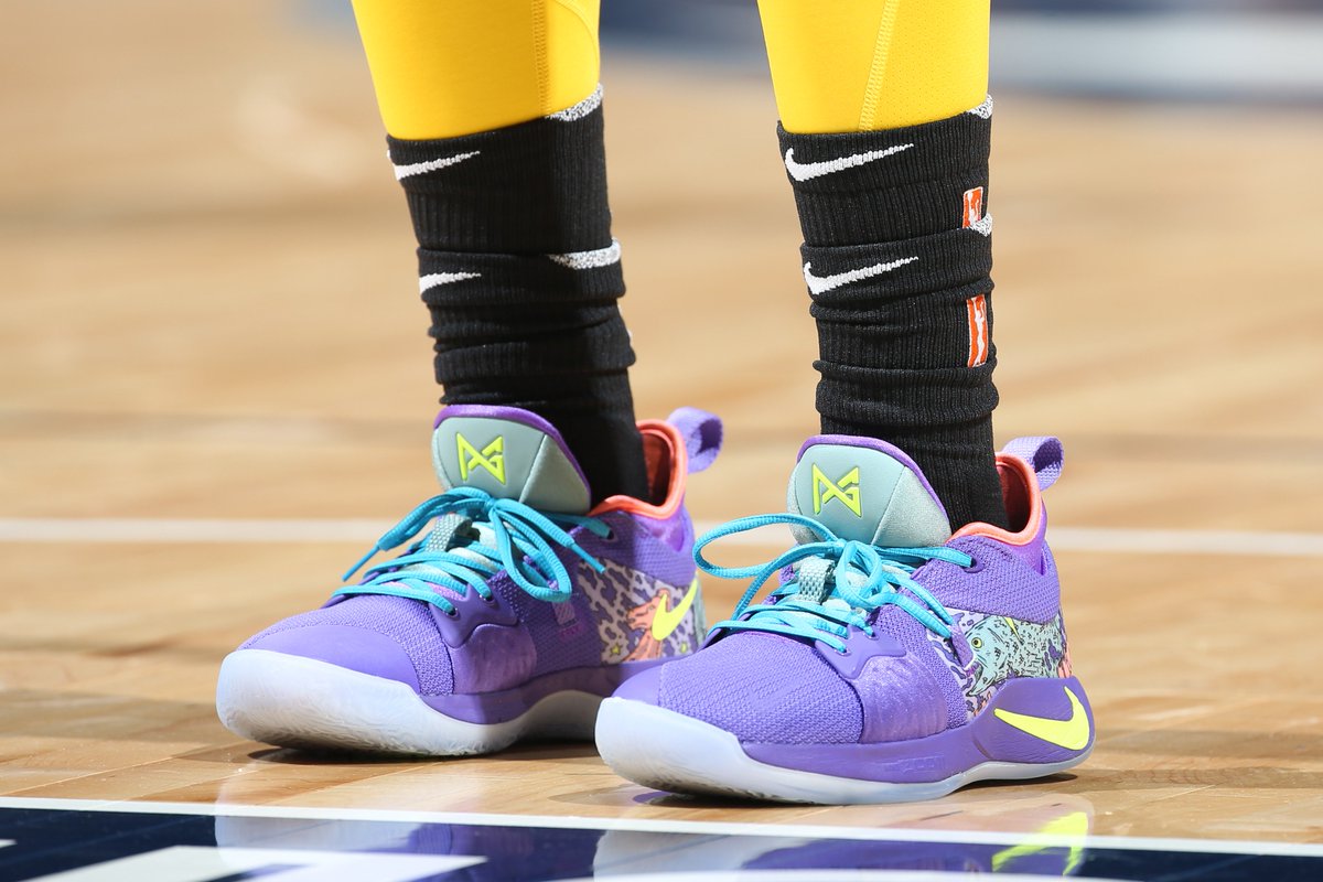 WNBA's tweet photo. Sneaker game this season has been 🔥🔥

Check out some of the best #WNBAkicks we've seen so far this year  👉 https://t.co/UOLM73Ul6G https://t.co/qdDbAjYdm0